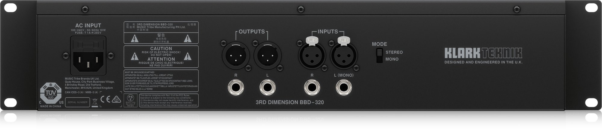 Klark Teknik 3rd Dimension BBD -320 Analog Multi-Dimensional
